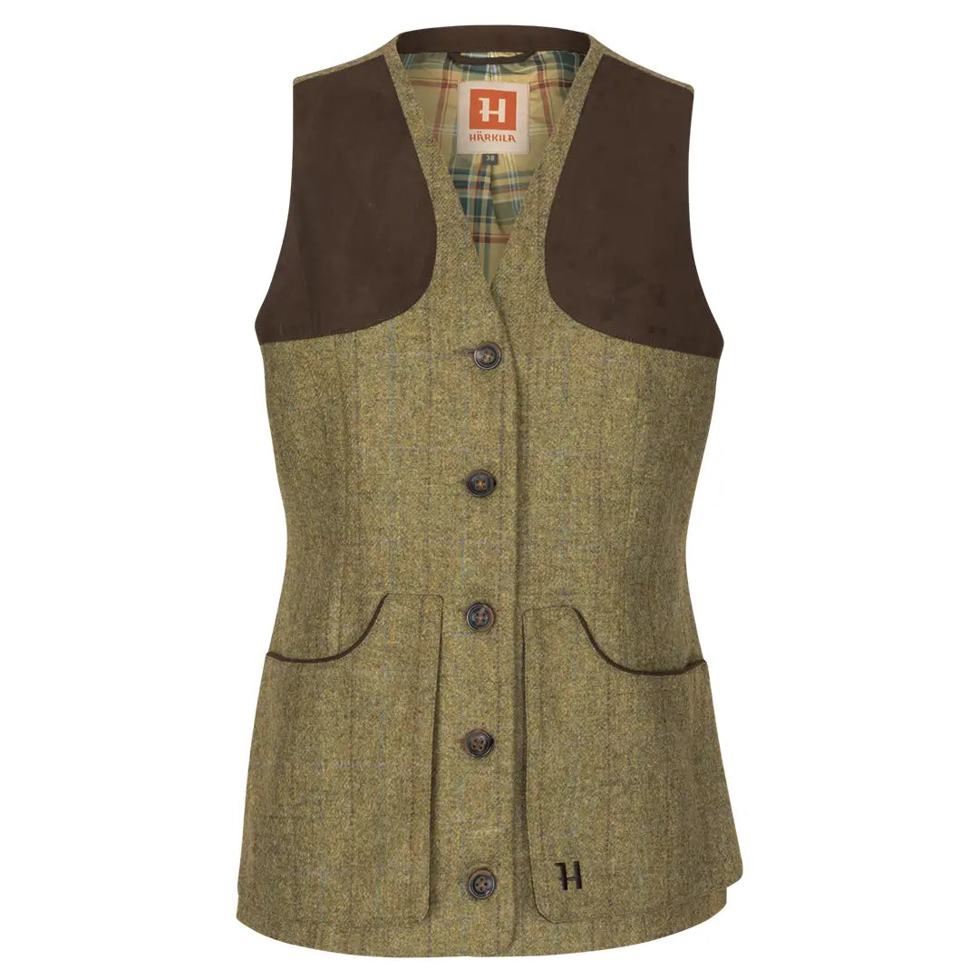 Jura Ladies Shooting Waistcoat - Olive by Harkila