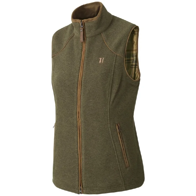 Sandhem Lady Fleece Waistcoat Dusty Lake Green Melange by Harkila