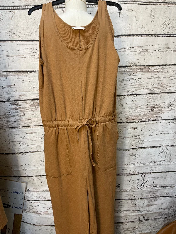 Tan Jumpsuit Zenana Outfitters, Size Xl