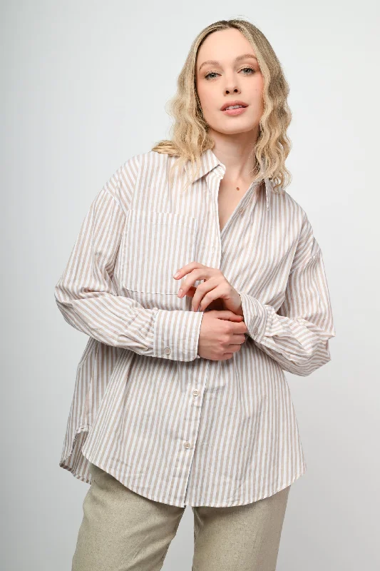 Camicia oversize a righe