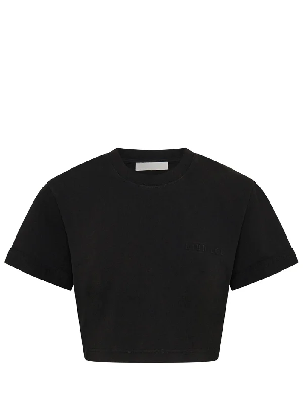 Embossed Shrunken Tee